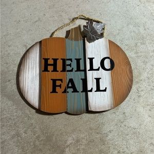 Hello Fall Sign